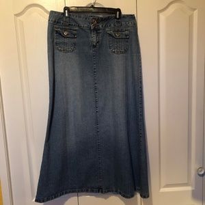 Vintage Denim Skirt